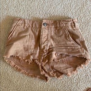 Free people jean shorts